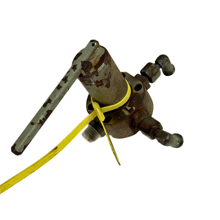 Fyrvägskran för svängbroms